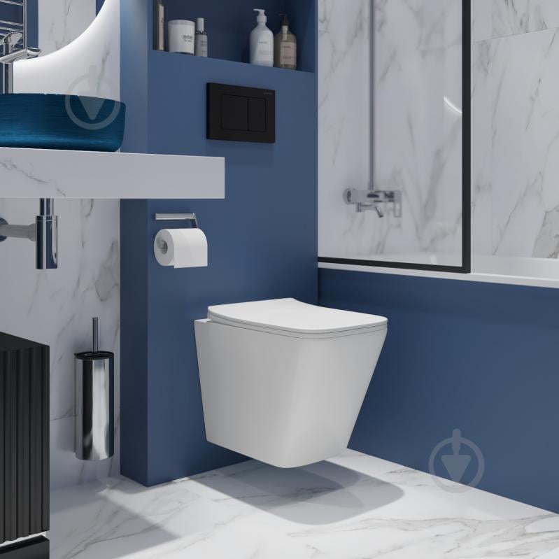 Унитаз подвесной Helmken 35120001 с сиденьем Soft Сlose/EasyOff дюропласт, белый - фото 6 Унитаз подвесной Helmken 35120001 с сиденьем Soft Сlose/EasyOff дюропласт, белый - фото 6