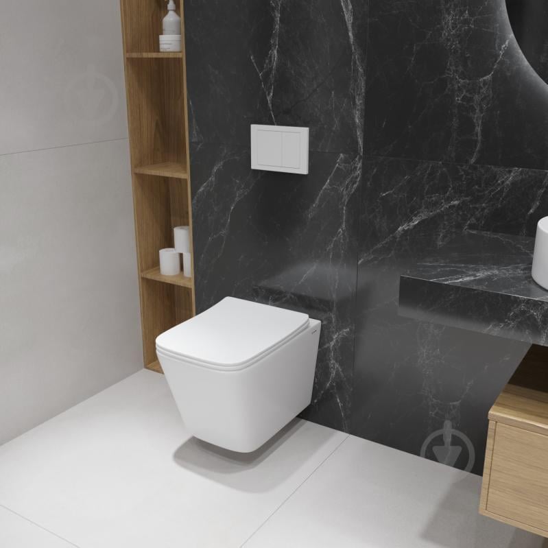 Унитаз подвесной Helmken 35120001 с сиденьем Soft Сlose/EasyOff дюропласт, белый - фото 7 Унитаз подвесной Helmken 35120001 с сиденьем Soft Сlose/EasyOff дюропласт, белый - фото 7