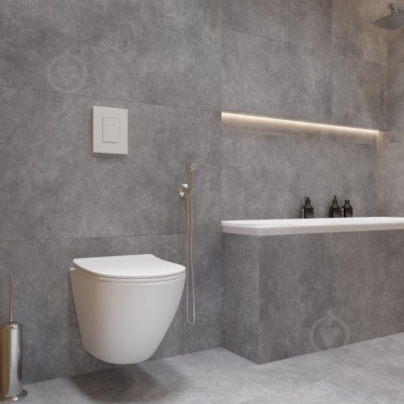 Унітаз підвісний Helmken 35490101 з сидінням Soft Сlose/EasyOff дюропласт, білий 35490101 з сидінням Soft Сlose/EasyOff дюропласт, білий - фото 12