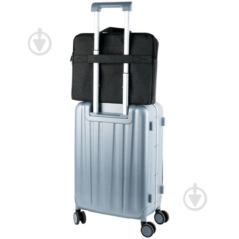 Сумка для документів текстильна А4 темно-сіра Axent 1632-02-A - фото 5 Сумка для документів текстильна А4 темно-сіра Axent 1632-02-A - фото 5