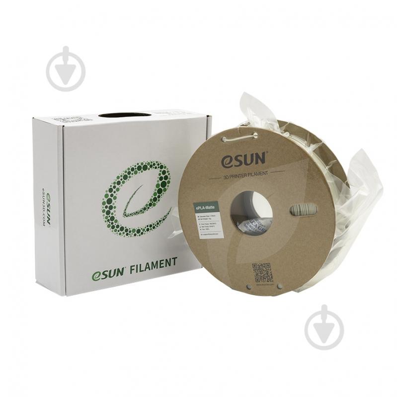 Пластик для 3D-принтера Esun ePLA Matte 1,75 мм 1кг светлый хаки - фото 2 Пластик для 3D-принтера Esun ePLA Matte 1,75 мм 1кг светлый хаки - фото 2