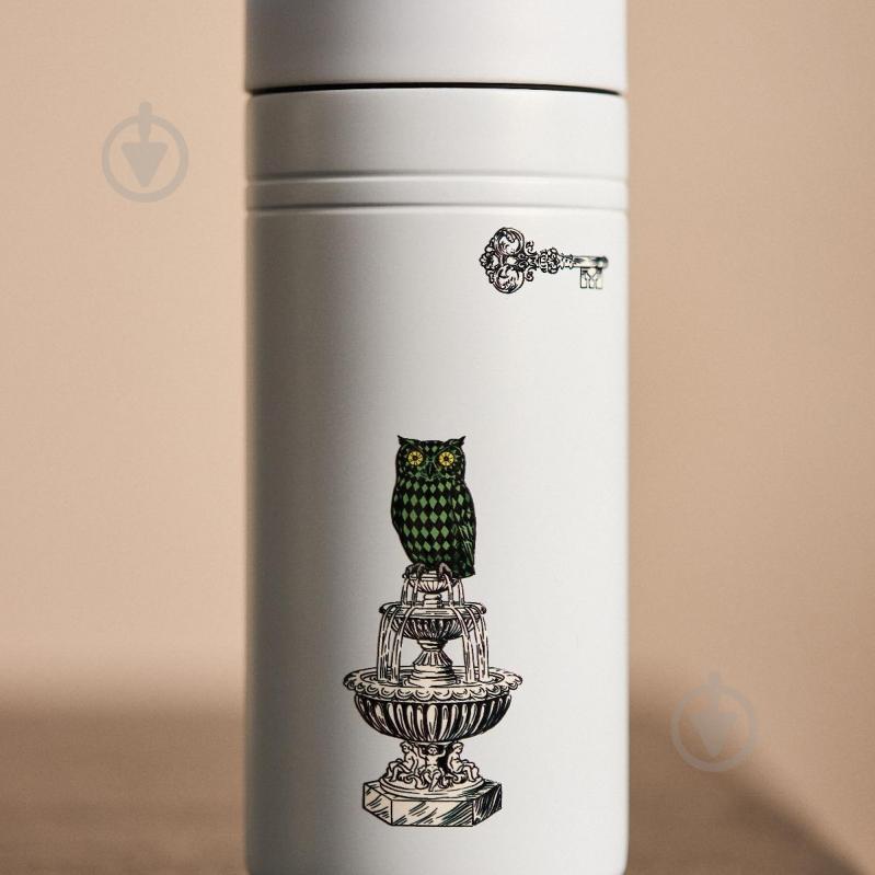 Термос MVM 350 мл KP-159 Blue/Print - фото 8
