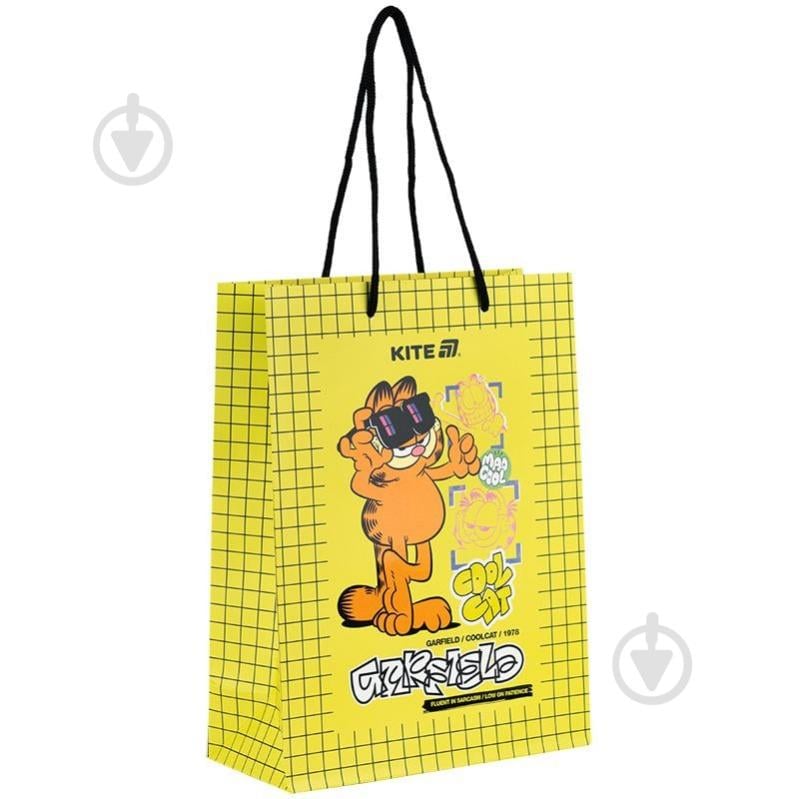 Пакет подарочный Garfield 18х24 см KITE - фото 2 Пакет подарочный Garfield 18х24 см KITE - фото 2