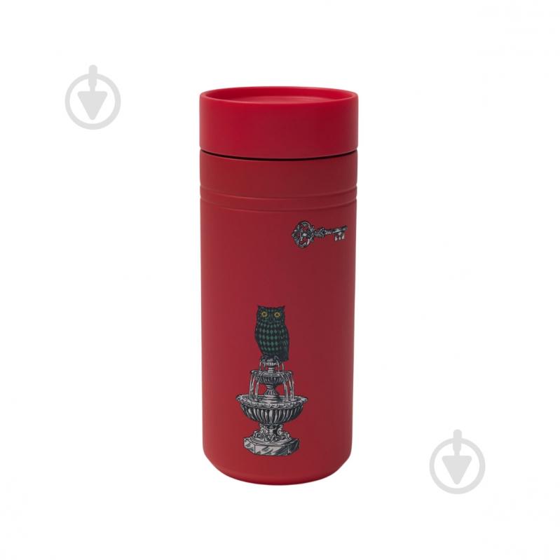 Термос MVM 350 мл KP-159 Red/Print - фото 1