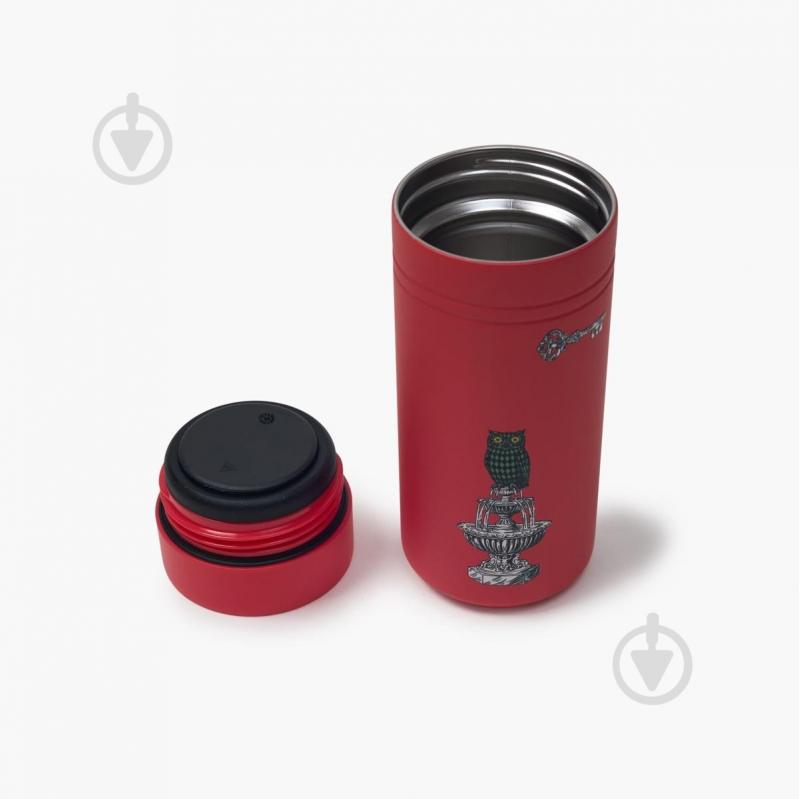 Термос MVM 350 мл KP-159 Red/Print - фото 3