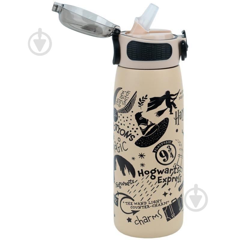 Термос KITE с трубочкой 600 мл Harry Potter HP25-1262 - фото 3
