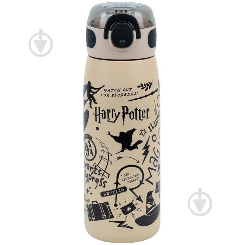 Термос KITE с трубочкой 600 мл Harry Potter HP25-1262 - фото 1