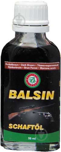 Засіб для чищення зброї Ballistol Balsin Schaftol 50 мл для догляду за деревом темно-коричневий
