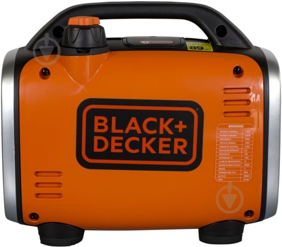 Генератор бензиновый Black+Decker BXGNI900E 0,75 кВт / 0,9 кВт 230 В 6813626 - фото 4 Генератор бензиновый Black+Decker BXGNI900E 0,75 кВт / 0,9 кВт 230 В 6813626 - фото 4