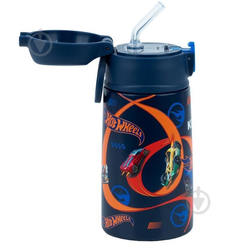 Термос KITE з трубочкою 400 мл Hot Wheels HW25-1261 - фото 3 Термос KITE з трубочкою 400 мл Hot Wheels HW25-1261 - фото 3