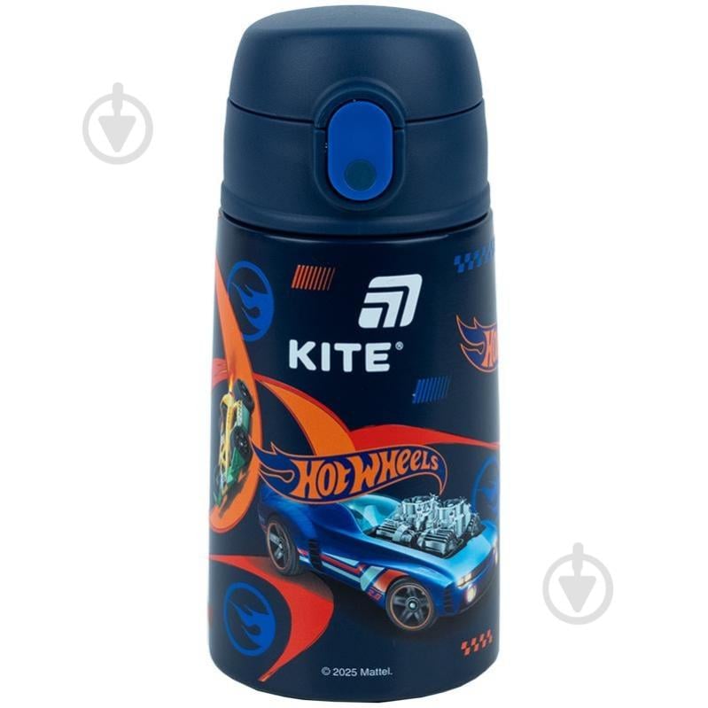 Термос KITE з трубочкою 400 мл Hot Wheels HW25-1261 - фото 1 Термос KITE з трубочкою 400 мл Hot Wheels HW25-1261 - фото 1
