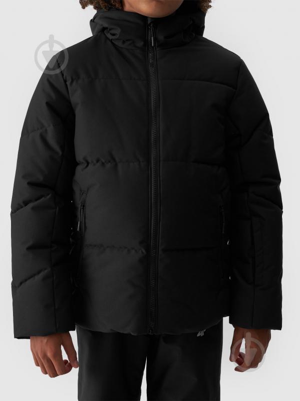 Куртка для хлопчиків зимова 4F TECHNICAL JACKET M534 4FJWAW24TTJAM534-20S р.134 чорна - фото 6