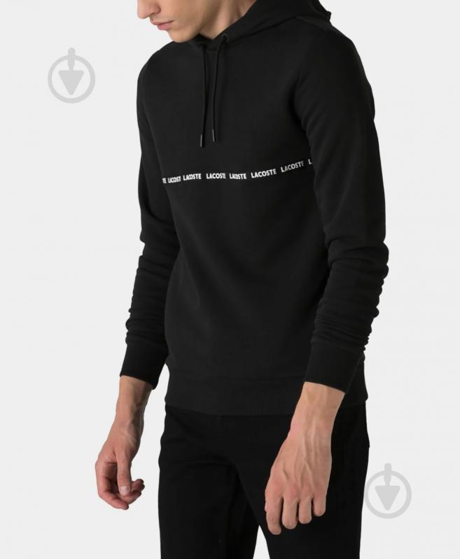 Худи Lacoste SH223434S р.2XL черный - фото 3 Худи Lacoste SH223434S р.2XL черный - фото 3