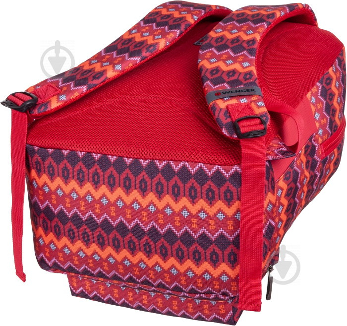 Рюкзак для ноутбука Wenger Colleague Native Print 16" red (606471) - фото 4