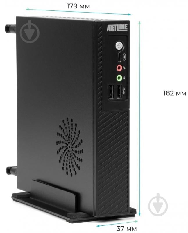 Неттоп Artline Business B16 (B16v48) black - фото 4