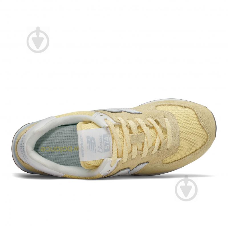 Кроссовки женские демисезонные New Balance WL574ESG р.40 желтые - фото 3