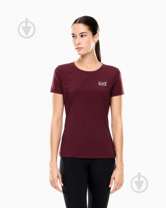 Футболка EA7 VIGOR7 W ESSENTIAL TEE SS 7W000795-AF18476-M5064 р.M бордовый - фото 1 Футболка EA7 VIGOR7 W ESSENTIAL TEE SS 7W000795-AF18476-M5064 р.M бордовый - фото 1