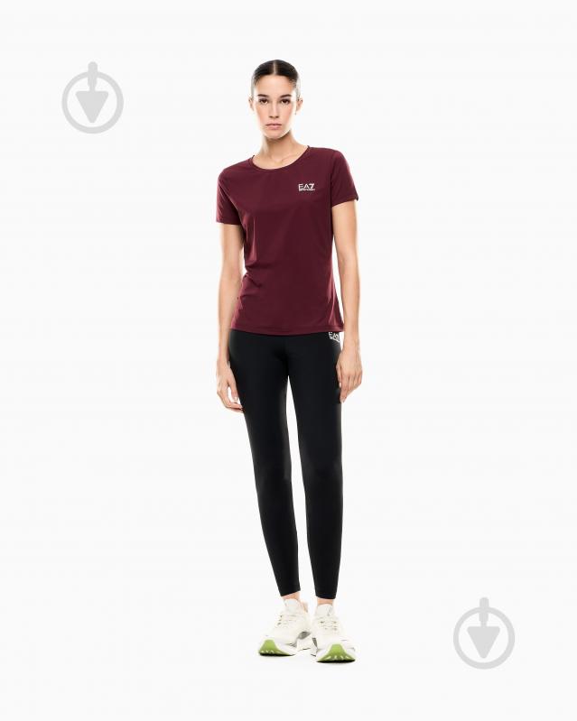Футболка EA7 VIGOR7 W ESSENTIAL TEE SS 7W000795-AF18476-M5064 р.M бордовый - фото 4 Футболка EA7 VIGOR7 W ESSENTIAL TEE SS 7W000795-AF18476-M5064 р.M бордовый - фото 4