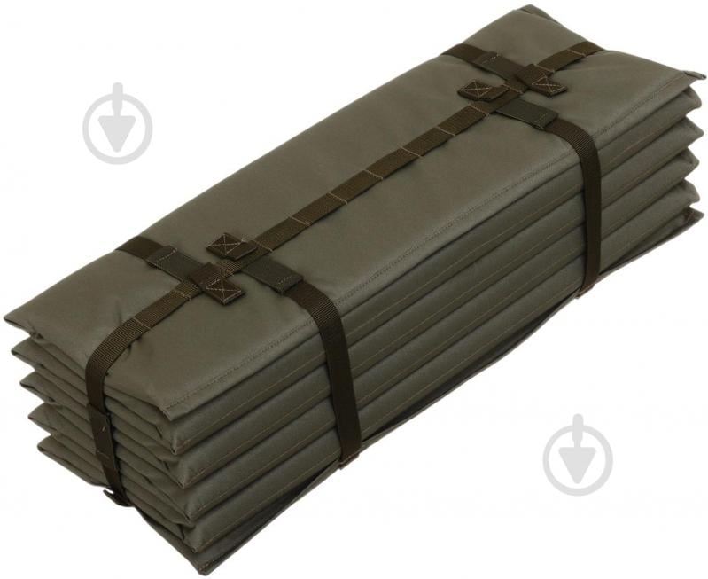 Каремат ARMY раскладной в чехле (2 000*550*20 мм) 200x55 см темно-зеленый - фото 3 Каремат ARMY раскладной в чехле (2 000*550*20 мм) 200x55 см темно-зеленый - фото 3