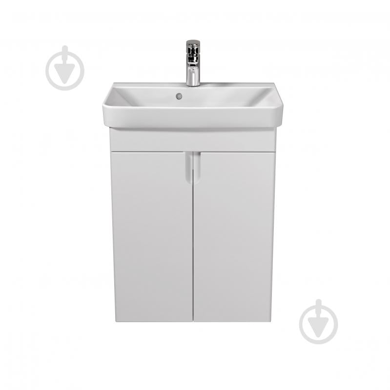 Тумба Мойдодыр напольная/подвесная Simple White 55-U с умывальником River 55 - фото 5 Тумба Мойдодыр напольная/подвесная Simple White 55-U с умывальником River 55 - фото 5