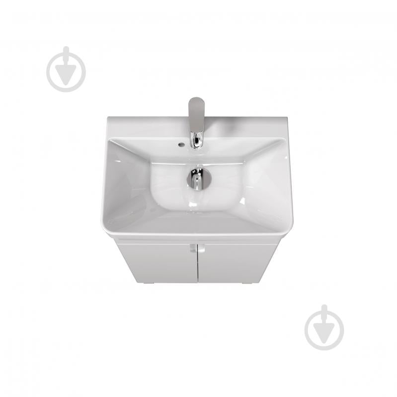 Тумба Мойдодыр напольная/подвесная Simple White 55-U с умывальником River 55 - фото 7 Тумба Мойдодыр напольная/подвесная Simple White 55-U с умывальником River 55 - фото 7