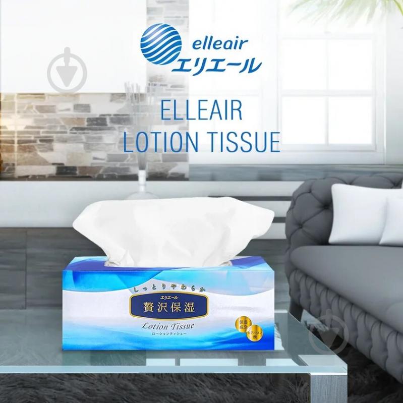 Салфетки в коробке Elleair Premium Lotion 200 шт. - фото 2