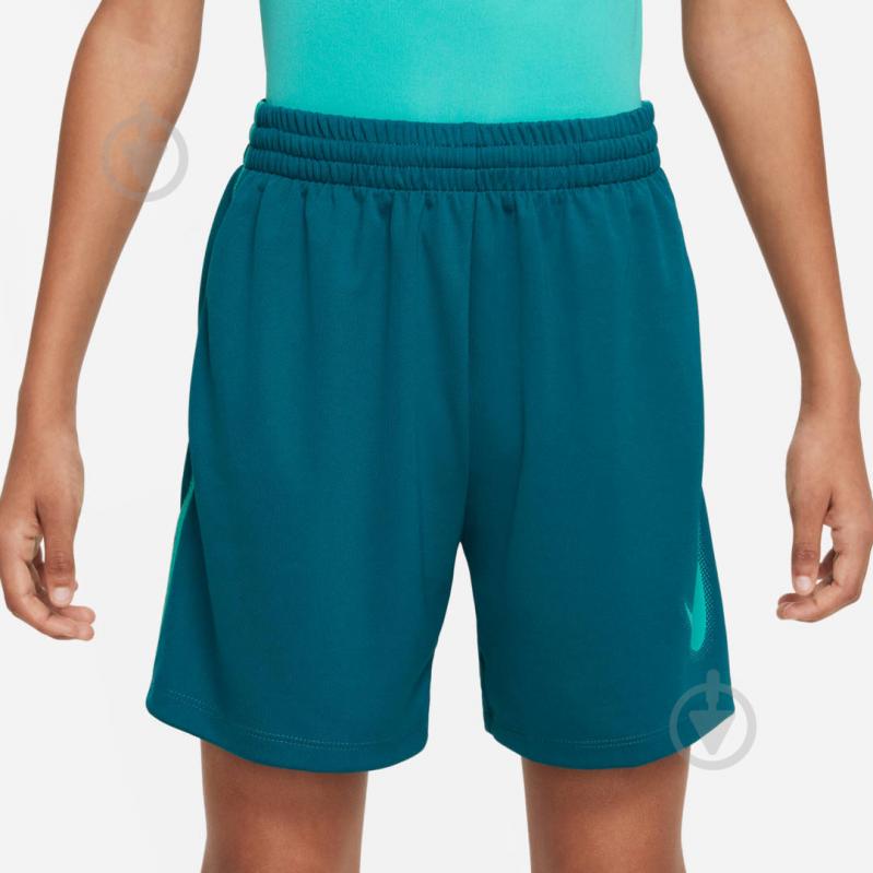 Шорти Nike B NK DF MULTI+ SHORT HBR DX5361-381 р. XS зелений - фото 3