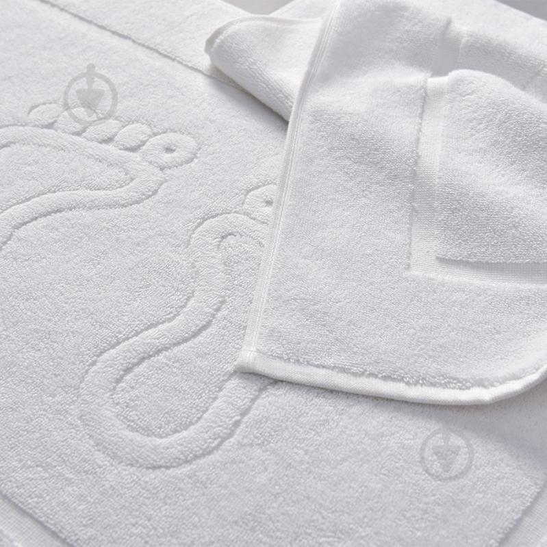 Килимок для ніг 50x70 см білий IDEIA - фото 4