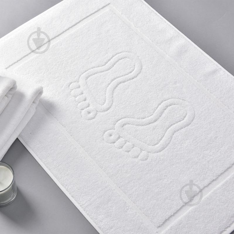 Килимок для ніг 50x70 см білий IDEIA - фото 6