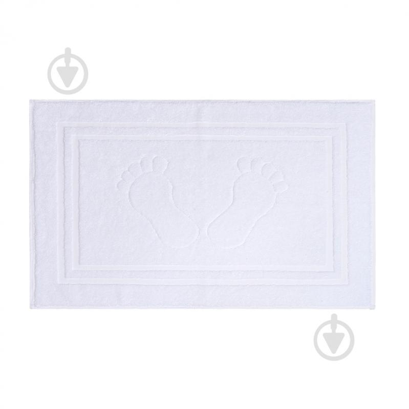 Килимок для ніг 50x70 см білий IDEIA - фото 1