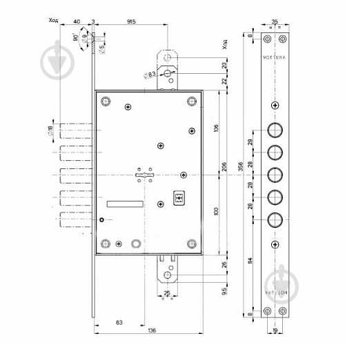 Mottura 52783DM2854 нержавіюча сталь - фото 5 Mottura 52783DM2854 нержавіюча сталь - фото 5