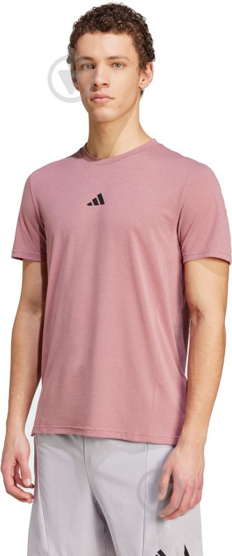 Футболка Adidas D4T TEE IX9148 р.L коричневый - фото 1