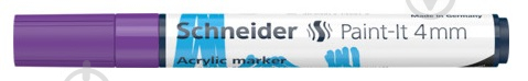 Маркер акриловый Schneider Paint-it 320 4 мм S120208 фиолетовый - фото 1