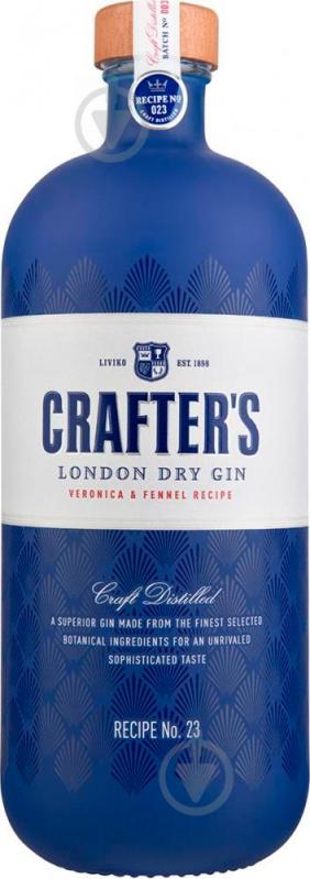 Джин Liviko Crafter's London Dry 43% 0,7 л - фото 1