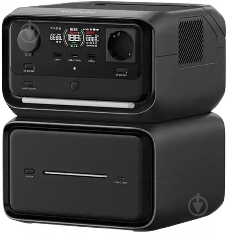 Зарядная станция EcoFlow RIVER 3 Max Plus (EFRIVER3MaxPlus-EU-CBOX) (858 Вт·ч) - фото 2 Зарядная станция EcoFlow RIVER 3 Max Plus (EFRIVER3MaxPlus-EU-CBOX) (858 Вт·ч) - фото 2