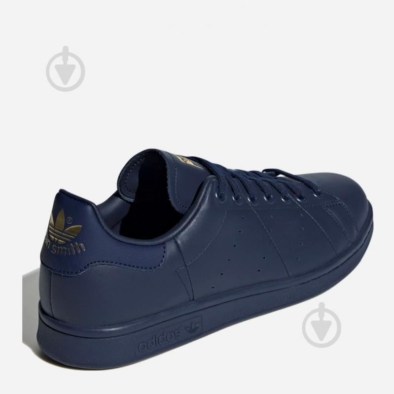 Кросівки чоловічі демісезонні Adidas STAN SMITH FU9606 р.41 1/3 темно-сині - фото 4