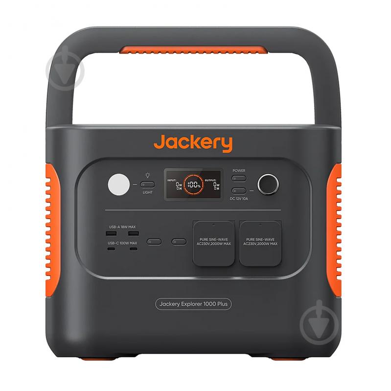 Зарядная станция Jackery Explorer 1000 Plus (1264 Вт·ч) - фото 1 Зарядная станция Jackery Explorer 1000 Plus (1264 Вт·ч) - фото 1