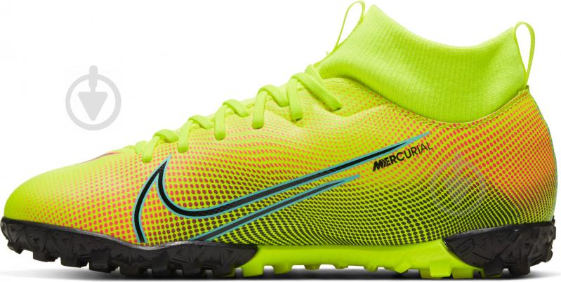 Cороконіжки Nike JR SUPERFLY 7 ACADEMY MDS TF BQ5407-703 р.33 чорний - фото 6