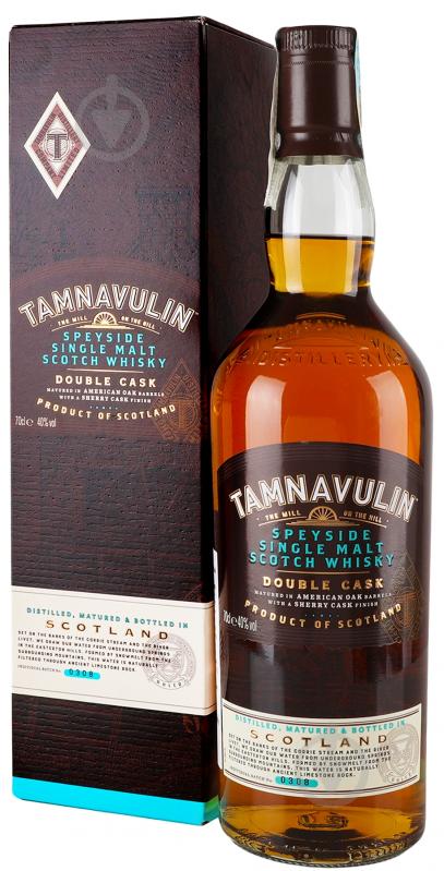 Виски Tamnavulin Виски Double cask шотландский односолодовый 40% 0.7 0,7 л - фото 1