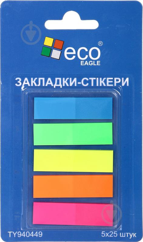 ᐉ Стикер-закладка 5х25 шт. Eco-Eagle • Купить в Киеве, Украине • Лучшая ...