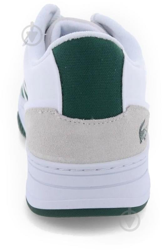 Кросівки чоловічі демісезонні Lacoste L001 747SMA00571R5 р.42,5 білі із зеленим - фото 3