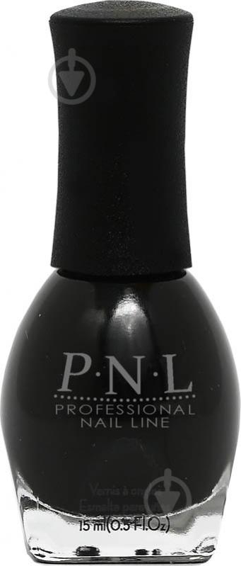 Лак для ногтей P.N.L №109 Black 15 мл - фото 1