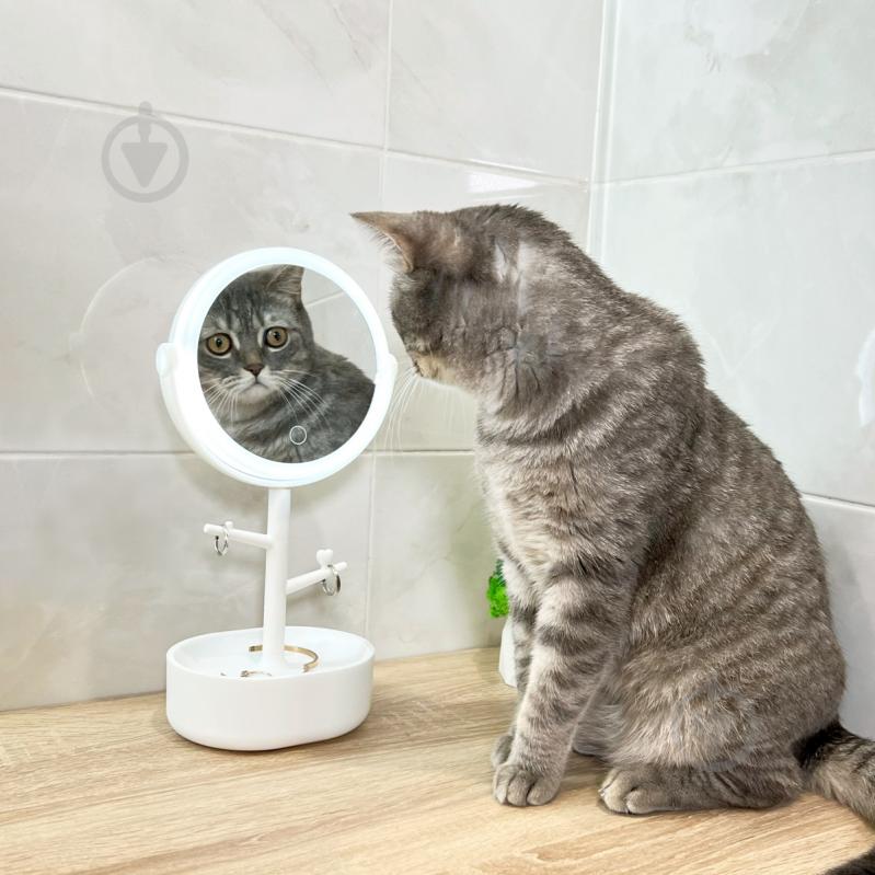 Дзеркало косметичне BP-37 WHITE - фото 5 Дзеркало косметичне BP-37 WHITE - фото 5