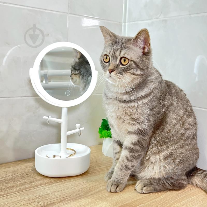Дзеркало косметичне BP-37 WHITE - фото 4 Дзеркало косметичне BP-37 WHITE - фото 4