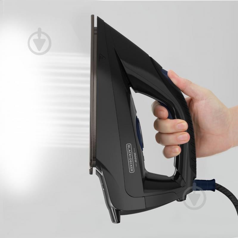 Праска з парогенератором Black+Decker BXSS2600E - фото 4