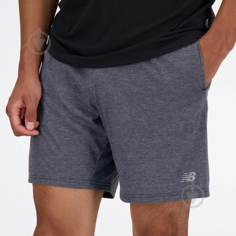 Шорти New Balance 7” HEATHERTECH KNIT SHORTS MS41073BK р. XL чорний - фото 4