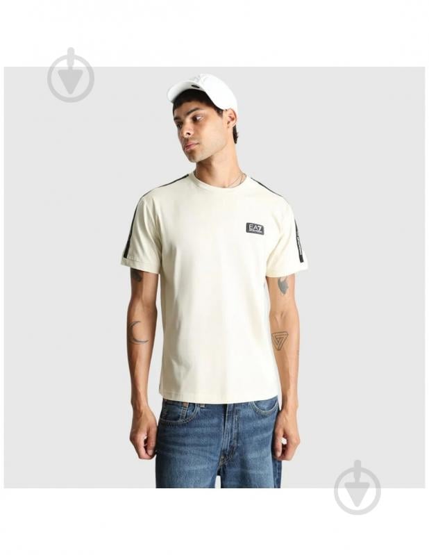 Футболка EA7 LOGO SERIES M TAPE TEE SS 7M000956-AF10375-M1218 р.XL бежевий - фото 1 Футболка EA7 LOGO SERIES M TAPE TEE SS 7M000956-AF10375-M1218 р.XL бежевий - фото 1
