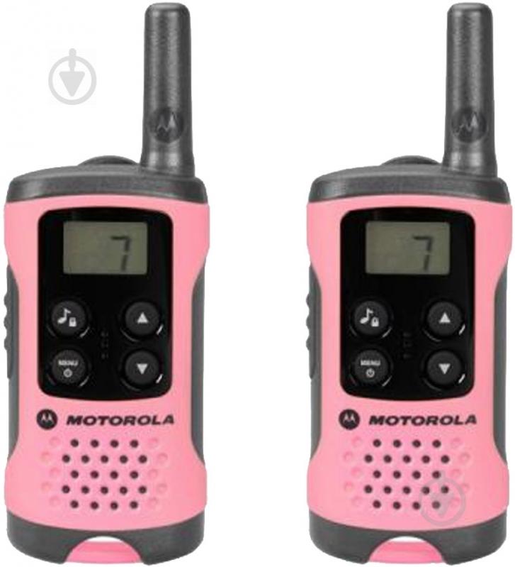 Рация Motorola TLKR T41 Pink P14MAA03A1BN - фото 1