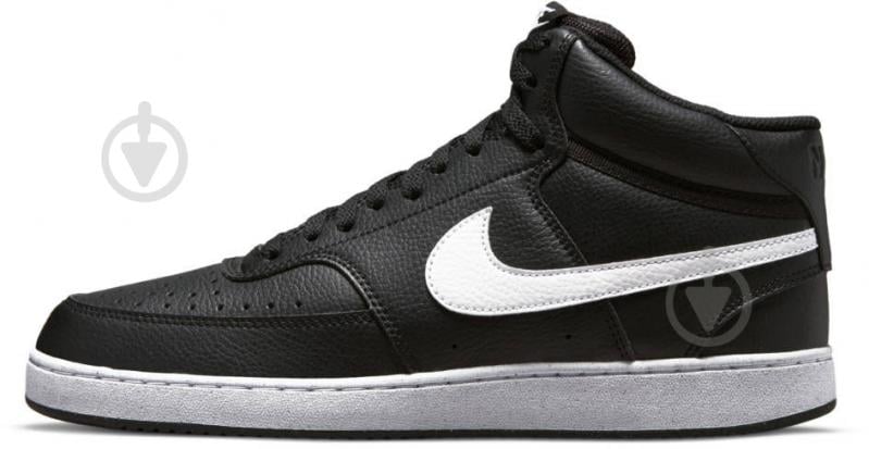 Кросівки чоловічі демісезонні Nike COURT VISION MID NEXT NATURE DN3577-001 р.41 чорні - фото 3