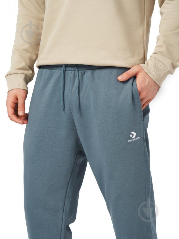 Штани Converse STANDARD FIT WEARERS LEFT STAR CHEV EMB FLEECE PANT FT 10023873-459 р. L зелений - фото 3